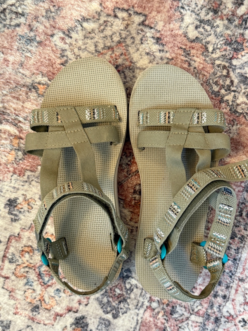 Olive Green Teva Women's Sandals